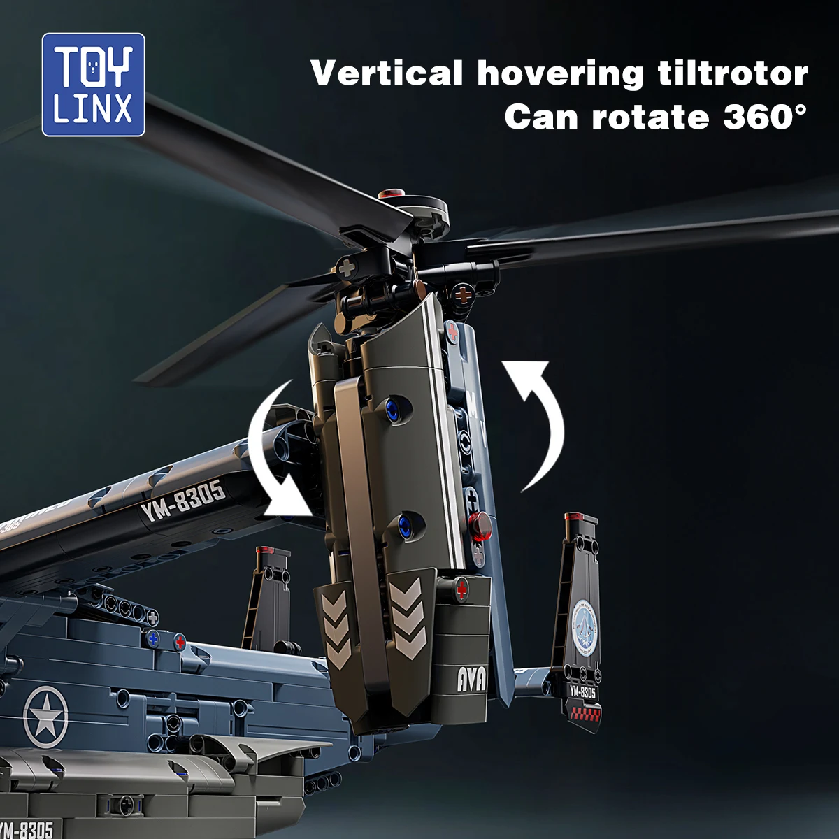 군용 V-22 오스프리 틸트로터 블록 세트 대형 고정밀 - Jjrc Drone X12 리뷰 및 가격